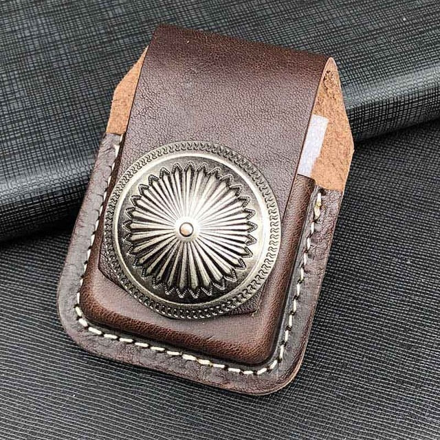 Leather Handmade Cigarette Lighter