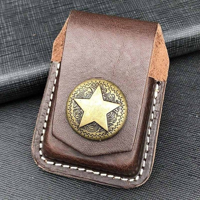 Leather Handmade Cigarette Lighter